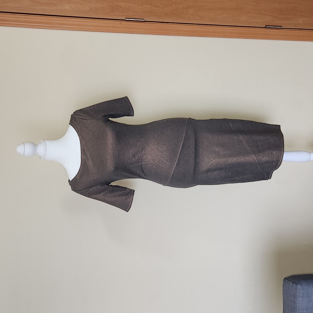 Rachel Roy Bronze Bodycon Dress Small